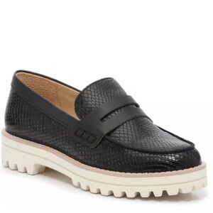 Dolce Vita Women’s Size 7 Abbott Penny Loafers Black Slip On Shoes Chunky Sole